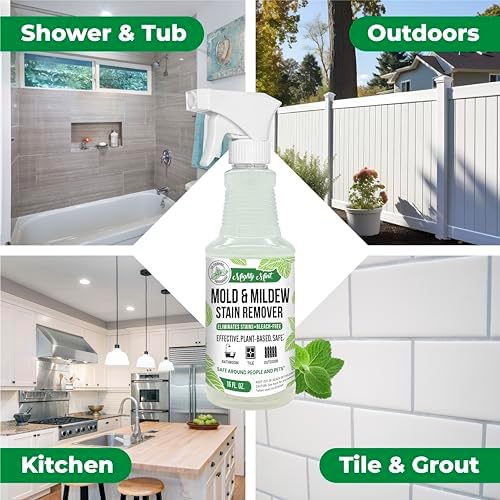 Mighty Mint Mold Mildew Stain Remover Spray 16oz