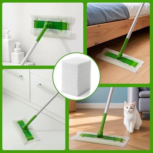 UKEENOR Dry Mop Refills - 160 Count Electrostatic Dusting Cloths