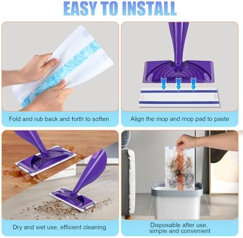60 Pack Swiffer Wet Jet Mop Pad Refills