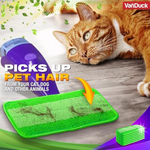VanDuck Reusable Mop Pads 4 Pack - Microfiber WetJet Refill