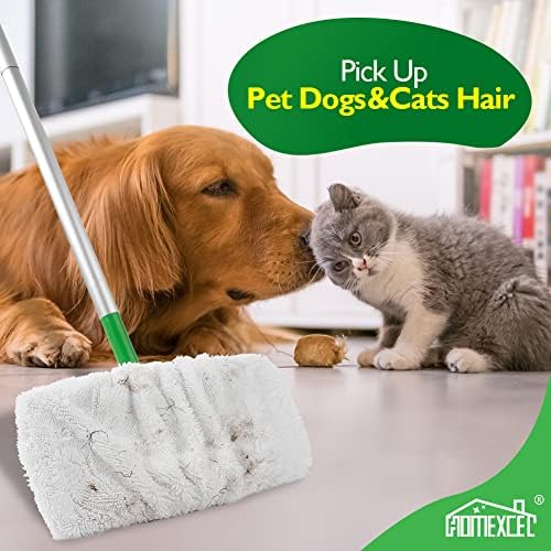 HOMEXCEL Reusable Microfiber Mop Pads Pack of 4