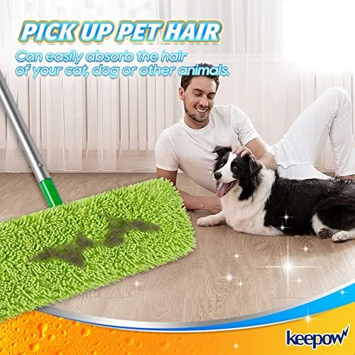 KEEPOW Reusable XL Mop Pads 4 Pack