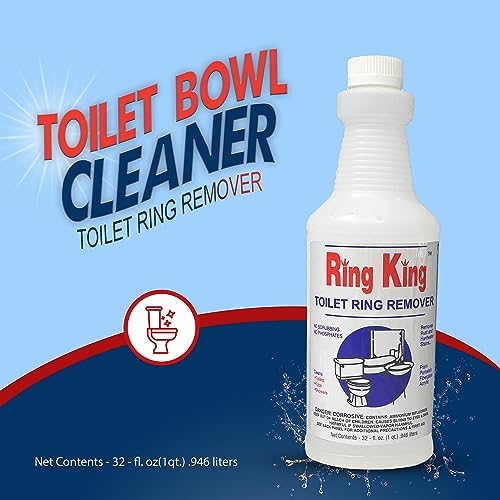 Ring King Toilet Bowl Cleaner Liquid 32oz Fast Acting