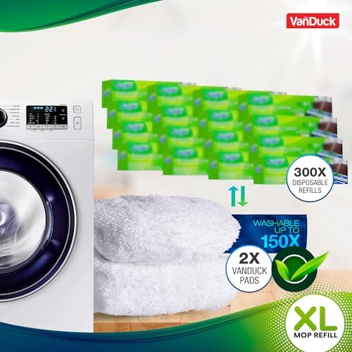 VanDuck Extra Large Cotton Mop Pads 2-Pack