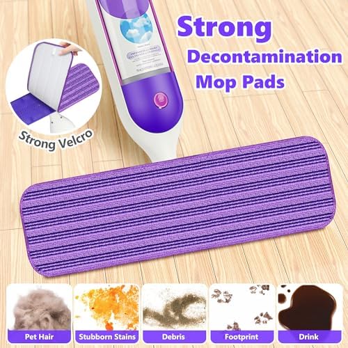 Reusable Mop Pads for Swiffer PowerMop 6 Pack
