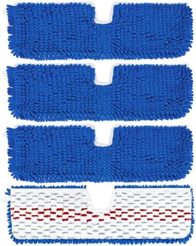 4 Pack Mop Head Replacement for O-Cedar Flip Mop 1
