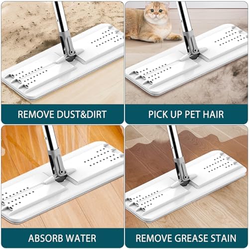 Yicotira 4 Pack Joymoop Mop Replacement Pads