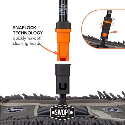 SWOPT 48 Standard Steel Handle - Interchangeable Cleaning System