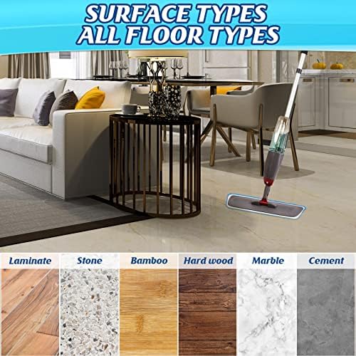 40-Pack Microfiber Mop Pads Reusable Cleaning Heads