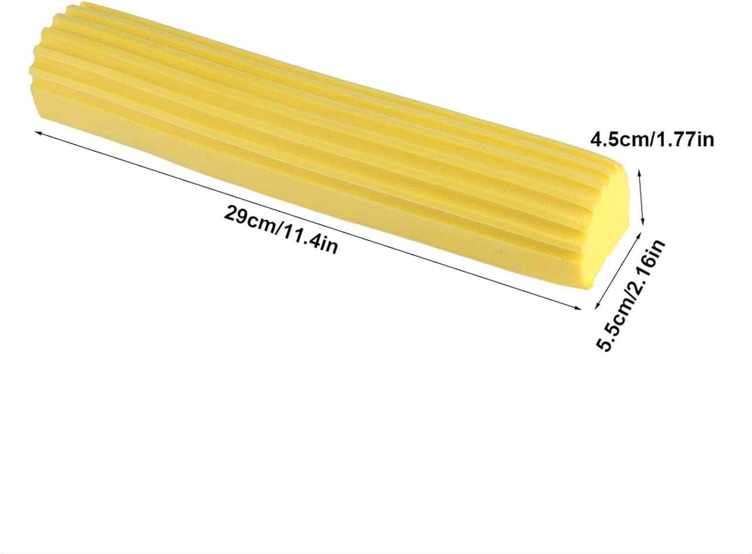 Beufee Sponge Mop Head Refill Set of 2 Yellow