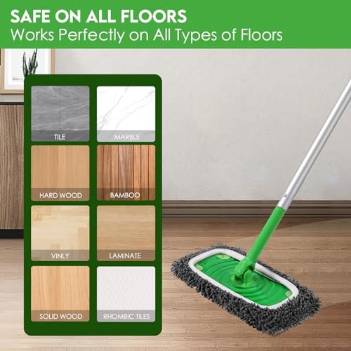 Yicotira Reusable Wet Pads Refill for Swiffer Sweeper Mop 6 Pack