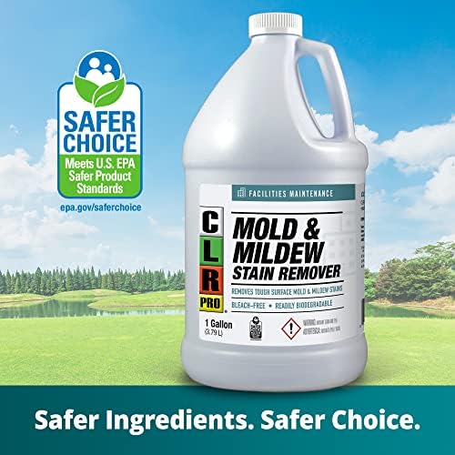 CLR PRO Heavy Duty Mold Mildew Stain Remover - 1 Gallon Bottle 1
