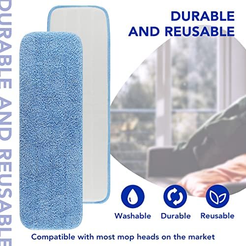 BeiLan Replacement Mop Pads for 17-18 Mops - 10 Pack Reusable