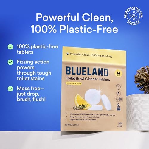Blueland Toilet Bowl Cleaner Tablets 14 Count Starter Set