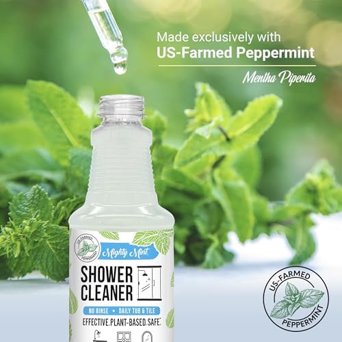 Mighty Mint Daily Shower Cleaner No-Rinse 16oz - 2 Pack