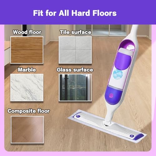 AWAYDD PowerMop Multi-Surface Mopping Pad Refills Purple -10