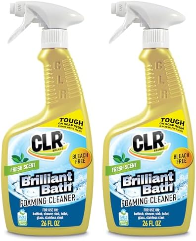 CLR Brilliant Bath Foaming Cleaner Spray 26 Oz Pack Of 2