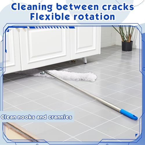 Suclain 8 Pcs Clip On Dust Mop Handle Replacement