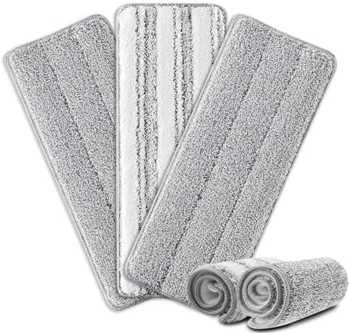 HiBaBy Microfiber Mop Pads 3 Pack - 13 x 49 Flat Mop Refill Replacement