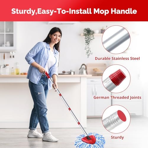 Pkulater O Cedar 2 Tank Mop Head Replacement Set