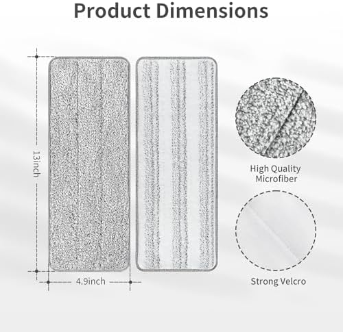 Bluearks 10Pcs Joymoop Mop Replacement Pads