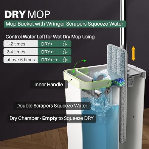 JOYMOOP Mop Handle Extension Rods Pack of 2