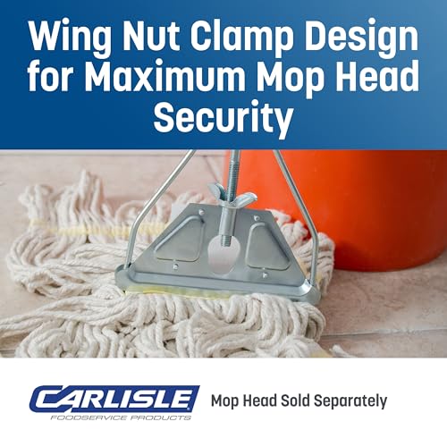 Carlisle 4034000 Wood Mop Handle with Metal Head