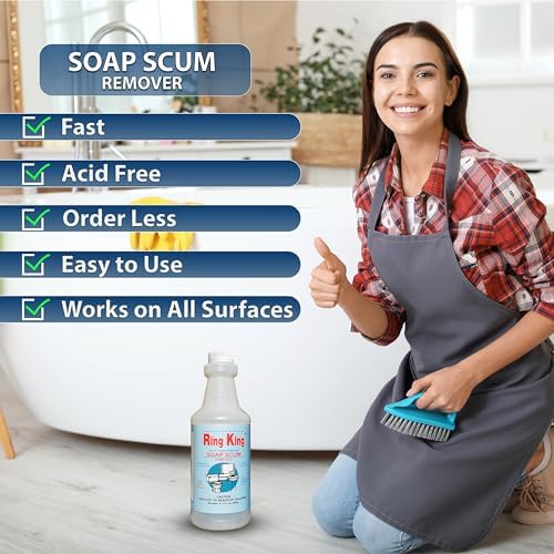 Ring King Toilet Soap Scum Remover 32OZ Multi-Surface