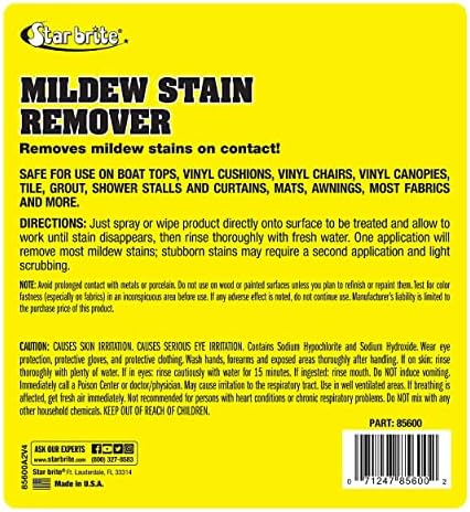 STAR BRITE Mold Mildew Stain Remover 1 Gallon 1