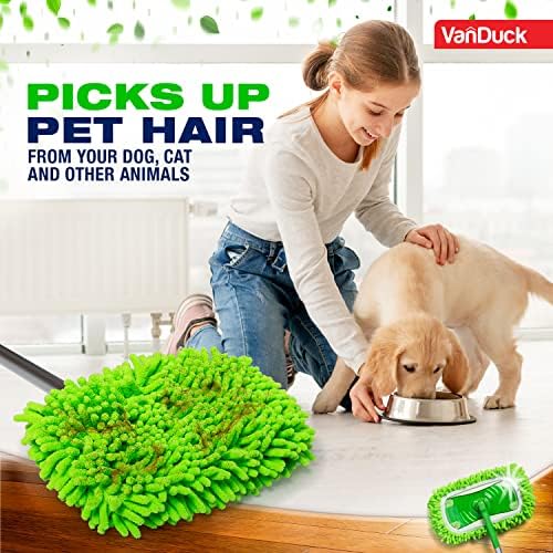 VanDuck Dust Mop Refill 2 Pack - Pet Floor Cleaning