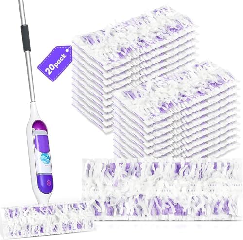 20 Pack Power Mop Pad Refills for Swiffer PowerMop