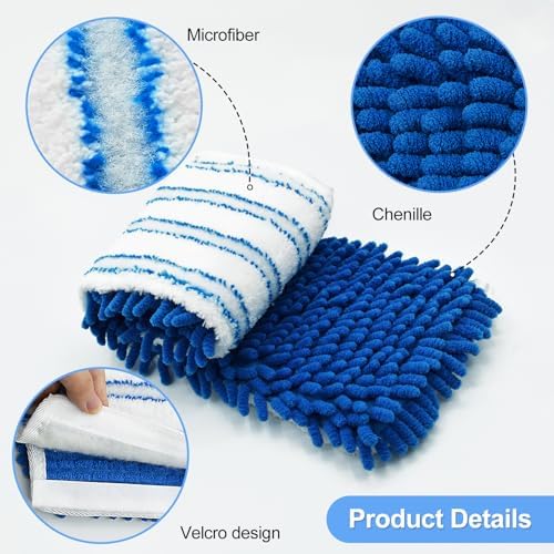 3 Pack Mop Heads for O-Cedar Dual-Action Flip Mop 1