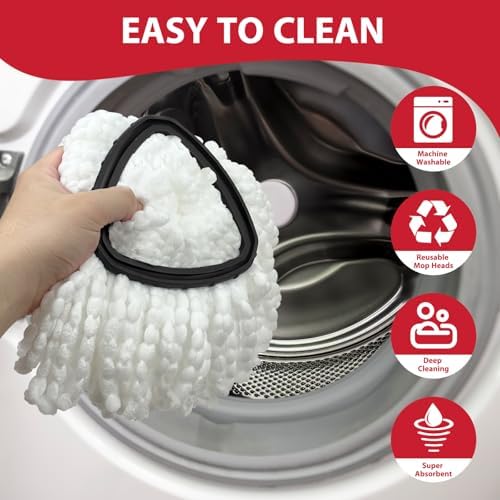 Nuorest Spin Mop Replacement Set for Oceda EasyWring