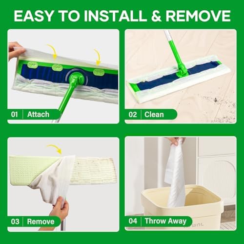 DOCXCDO 30 Pack Dry Sweeping Cloths for Swiffer XL Replacement
