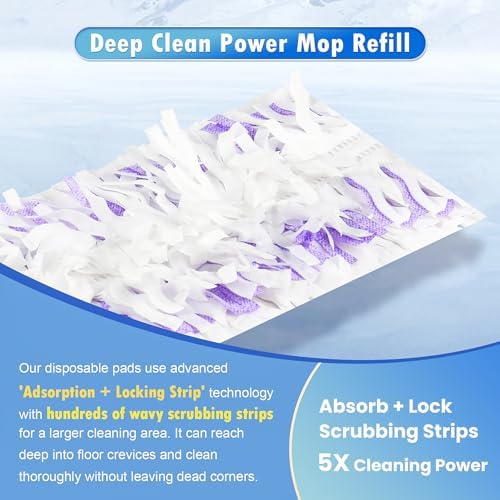 Bisenkud 40 Count Power Mop Pad Refills