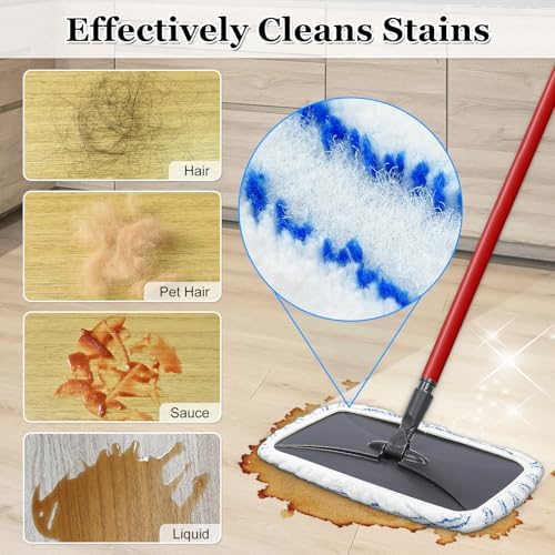 O-Cedar Mop Refills 3 Pack Replacement Pads 15x8 Flat