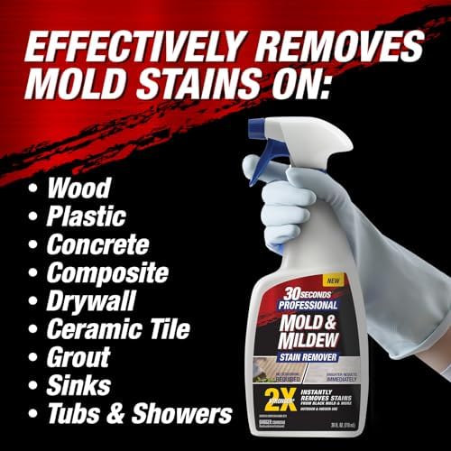 30 SECONDS Pro Mold Mildew Stain Remover 32 Fl Oz 2 Pack