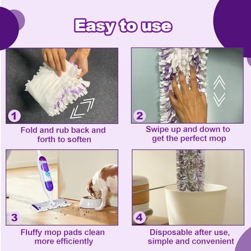 20 Count Disposable Mop Pads Refill for Swiffer PowerMop
