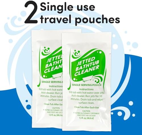 Oh Yuk Jetted Bathtub Cleaner - 2 Travel Pouches 1