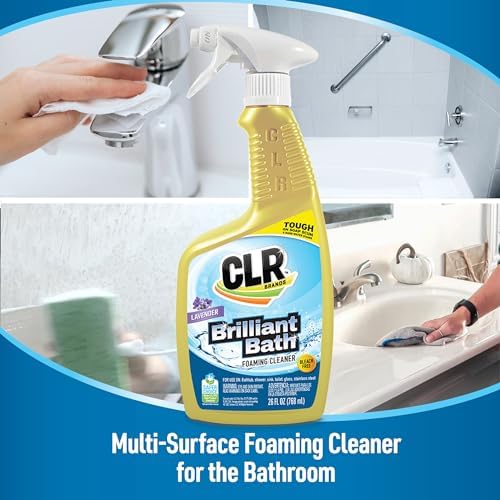CLR Brilliant Bath Foaming Action Cleaner Spray - 26 Ounce Pack of 2
