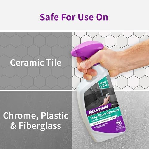 Rejuvenate Scrub Free Soap Scum Remover 24oz 1
