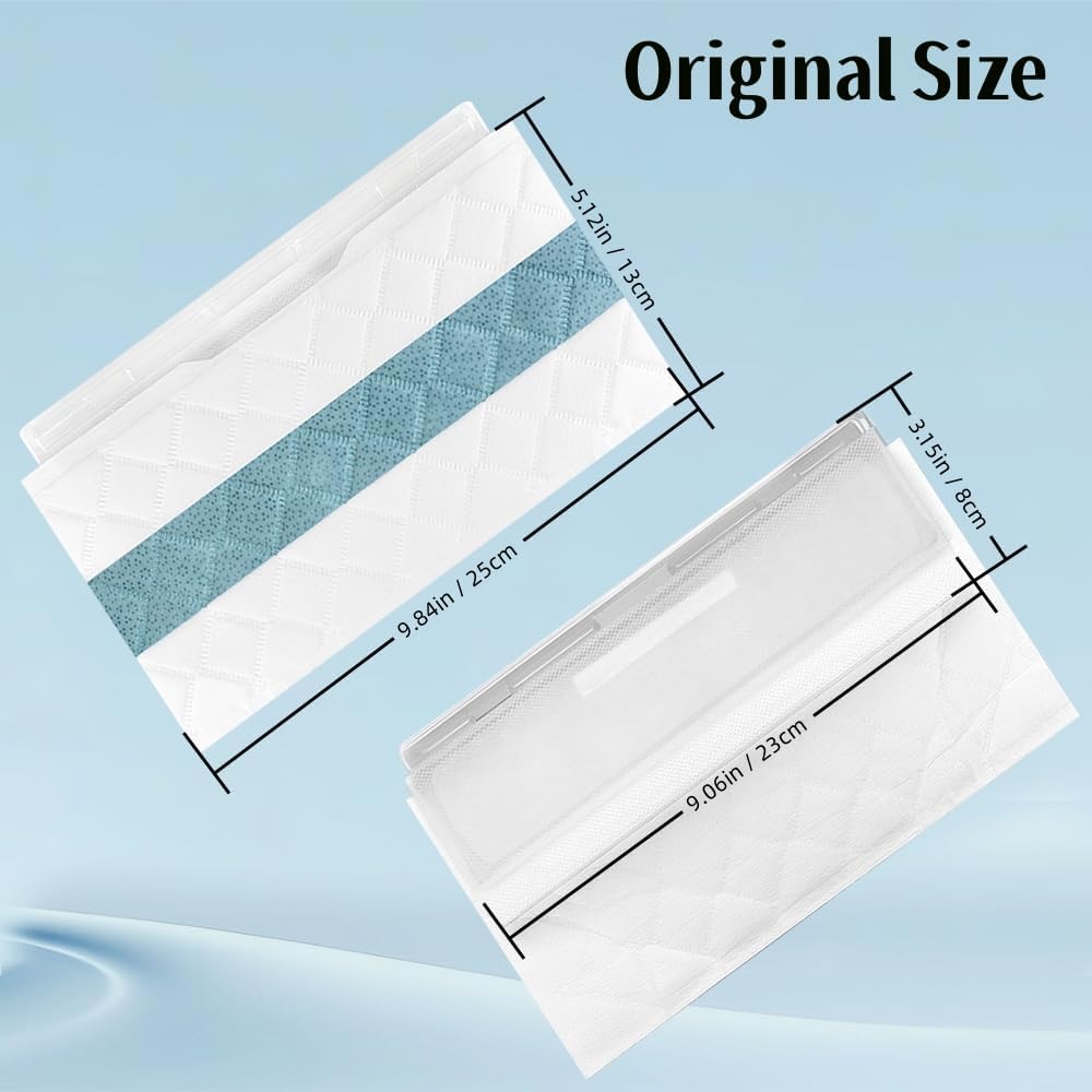 KVLZ Disposable Hard Floor Pad Refills 10 Pack