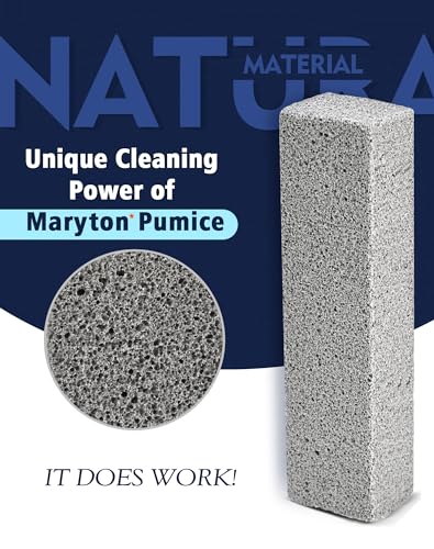 Maryton Pumice Stone for Toilet Bath Cleaning 6 Count