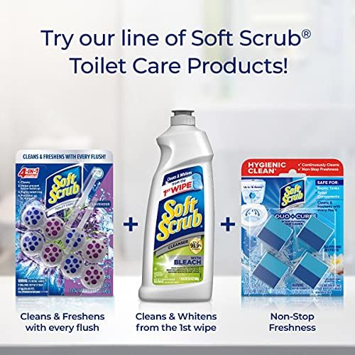 Soft Scrub 4-in-1 Rim Hanger Toilet Cleaner 2 Count Lavender Scent