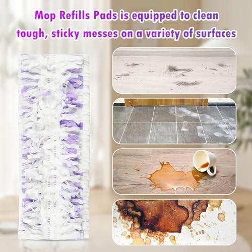 20 Pack NIXOOT PowerMop Mopping Pad Refills