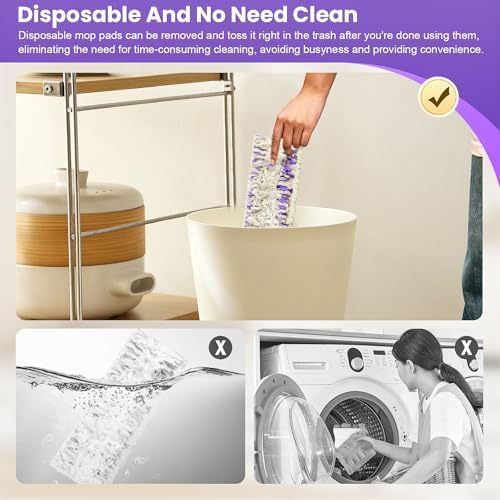 40 Pack Disposable Refill Pads for PowerMop Mop