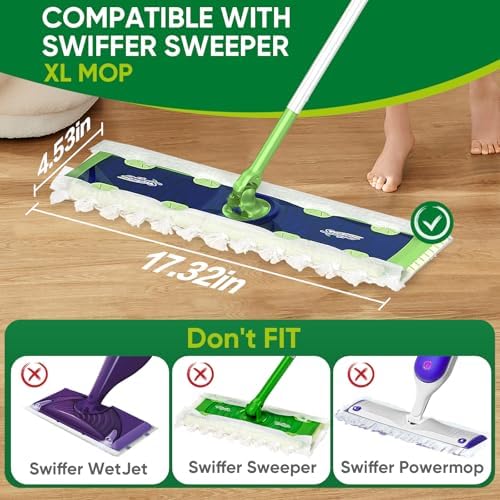 XL Heavy Duty Dry Sweeping Cloths for Swiffer Mop