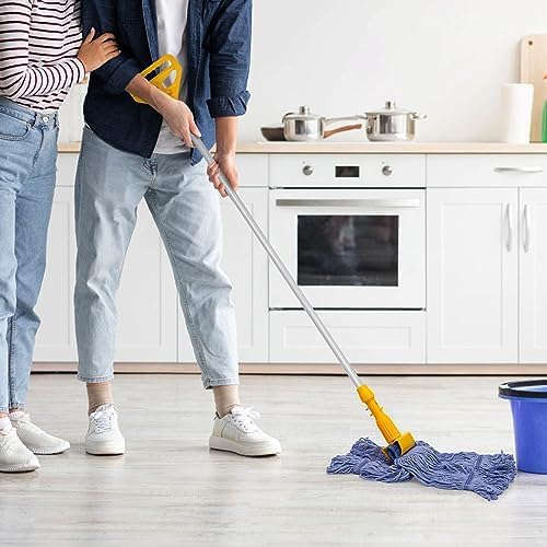 Pack of 6 Heavy Duty Blue String Mop Refill Heads