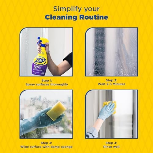 Zep 32 oz Tub Tile Cleaner Case of 4 No Scrub Formula