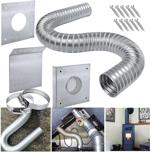 Marebm Pellet Stove Fresh Air Intake Kit
